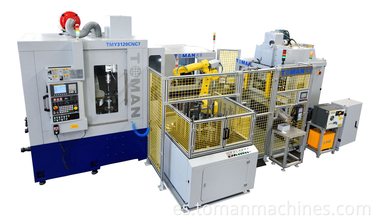 Gear hobbing chamfering shaving Automatic Production Line-Joint Robot Assembly Line